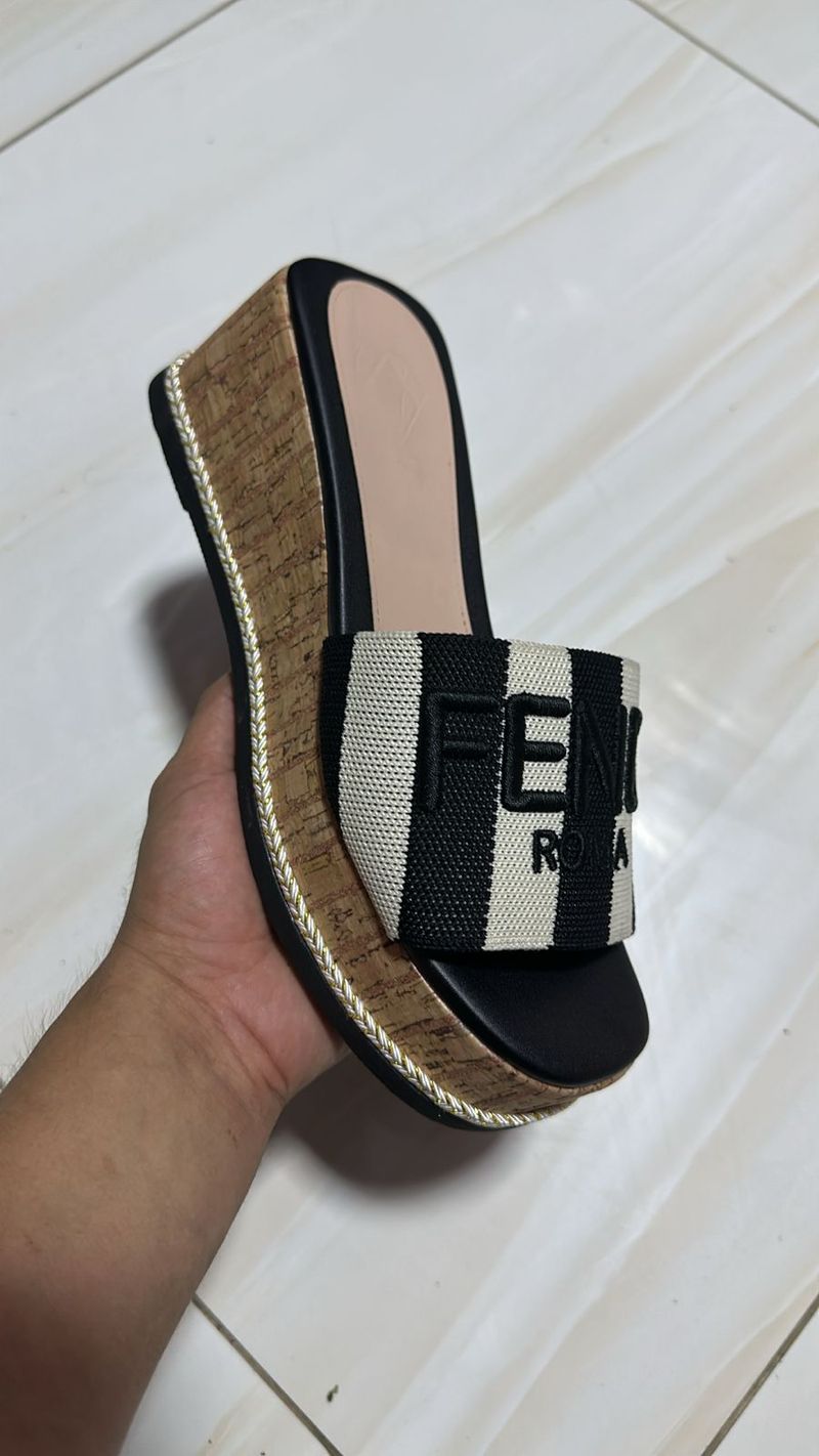 Sandalia Roma Stripe Plataforma
